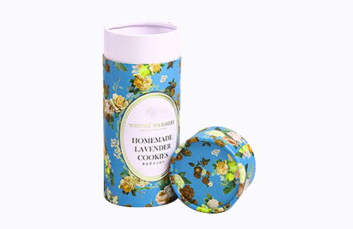 Custom printed round box for cookies
